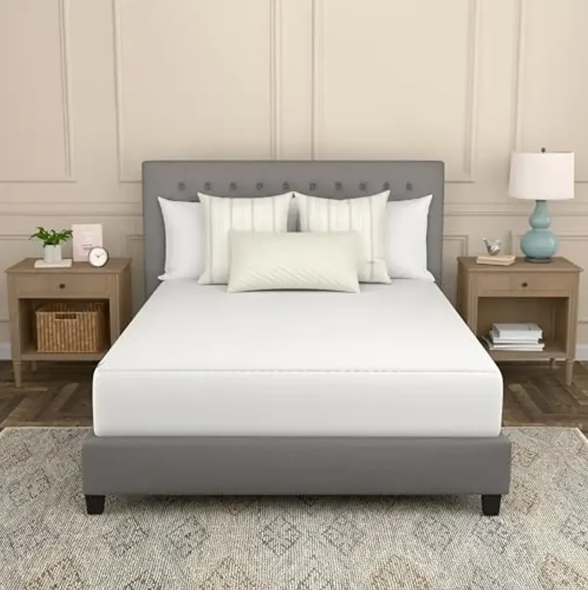 Sealy Spot and Stain Protection and Release Waterproof Fitted Mattress Protector King Size Comfort Soft Knit Top Sidewalls Stretch Fits Mattresses 15 Deep Machine Washable Mattress Cover (White)