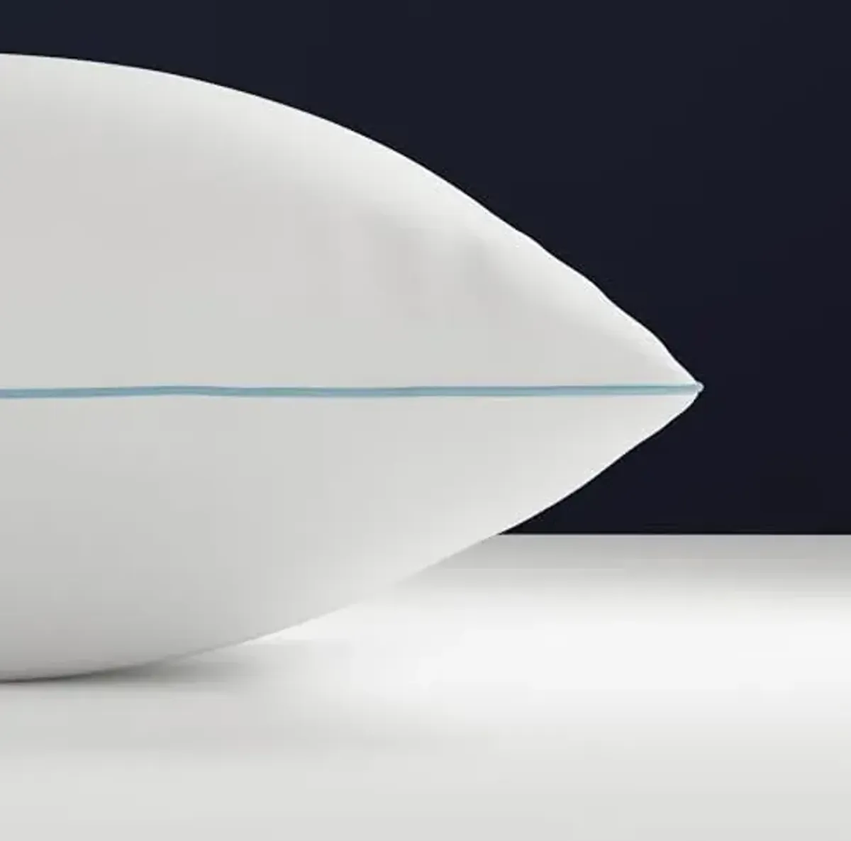 SEALY Slumber Bed Pillow Soft, Breathable, 100% Cotton Cover, Temperature Balancing, Moisture Wicking, Hypoallergenic EverFluff Fiberfill, Machine Washable, King Size Pillow, White- 2 Pack