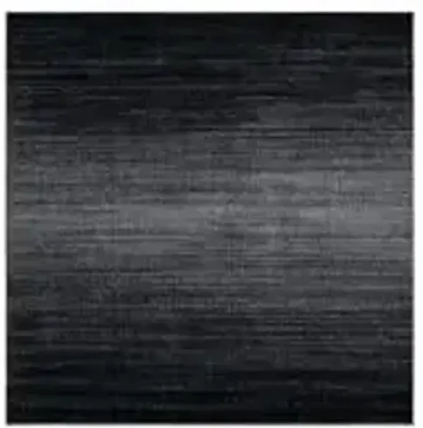 SAFAVIEH Adirondack Collection Area Rug - 4' Square, Black & Grey, Modern Design, Non-Shedding & Easy Care, Ideal for High Traffic Areas in Living Room, Bedroom (ADR183F)