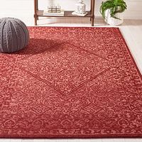 Safavieh Dip Dye Collection 3' x 5' Red DDY151Q Handmade Wool Area Rug