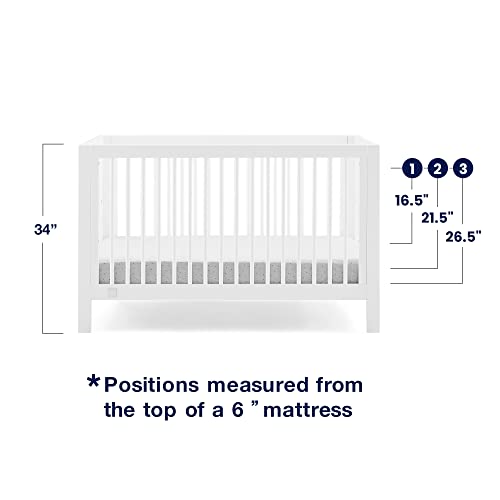 BabyGap By Delta Children Charlie 6-in-1 Convertible Crib TrueSleep ...