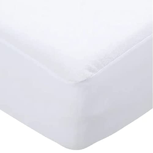B & B Premium Fitted Terry Cloth Washable Waterproof Mattress Protector