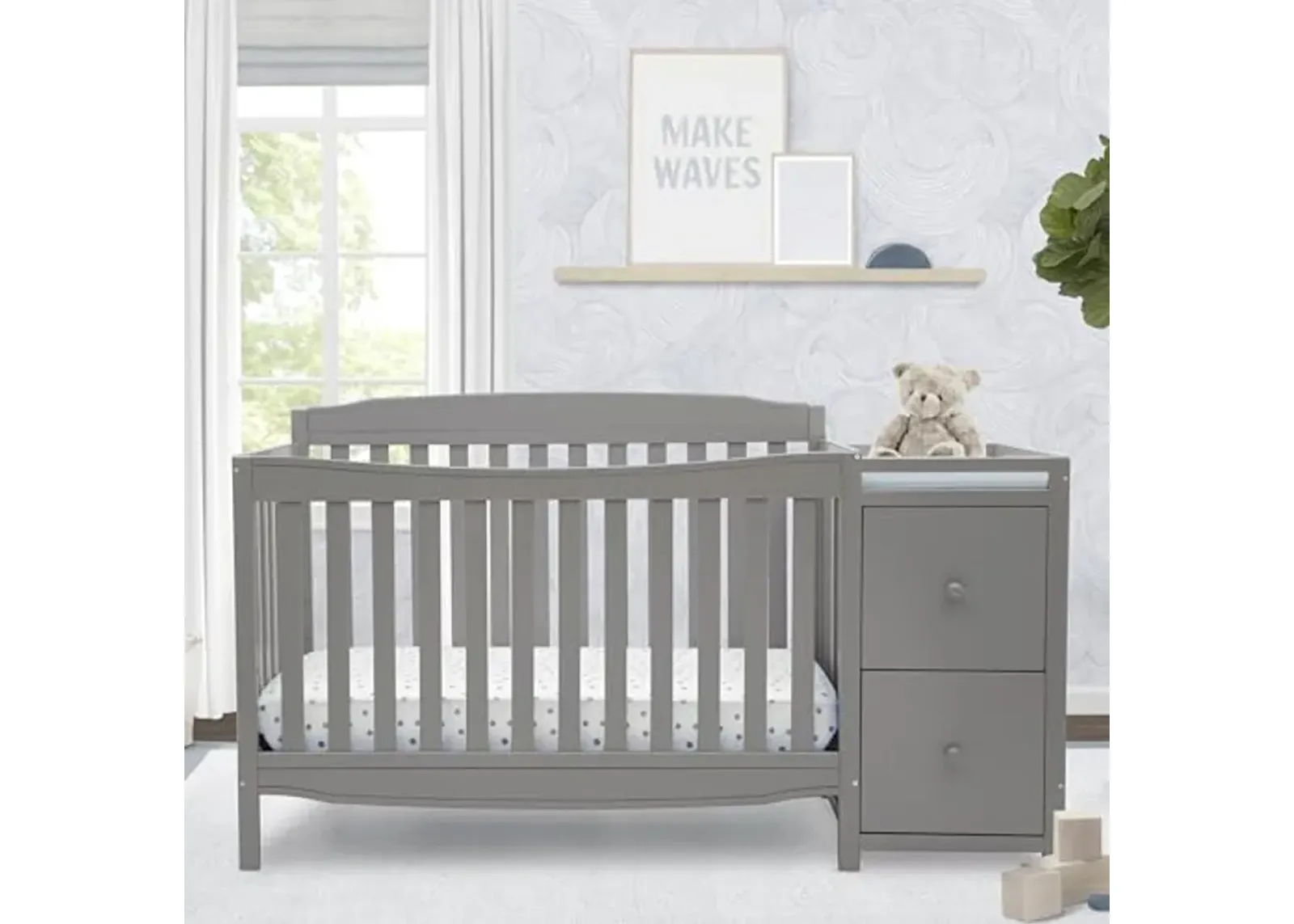 Mason Convertible 6-in-1 Crib and Changer