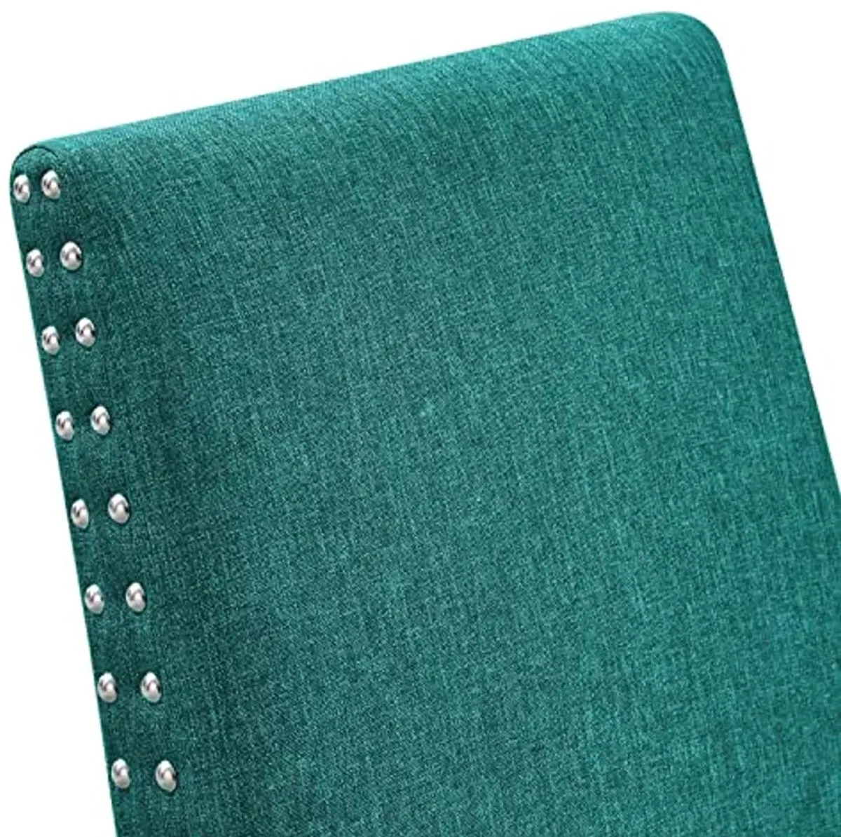 Modway Parcel Dining Upholstered Fabric Side Chair in Teal