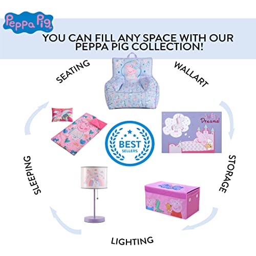 Idea Nuova Peppa Pig 2 Pack Collapsible Storage Cubes with Carry Handles, 10"x10"