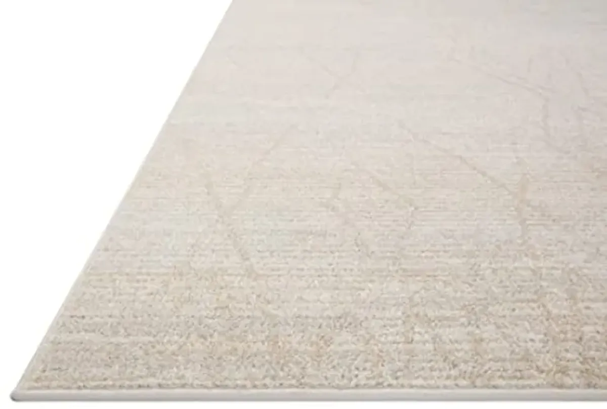 Loloi II Kamala Collection KAM-03 Natural/Mist 2'-7" x 8'-0" Runner Rug