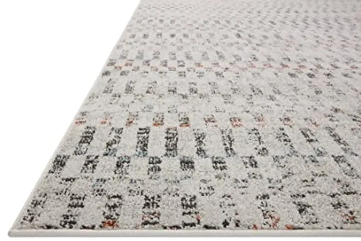 Loloi II Kamala Collection KAM-05 Grey/Multi 2'-7" x 8'-0" Runner Rug