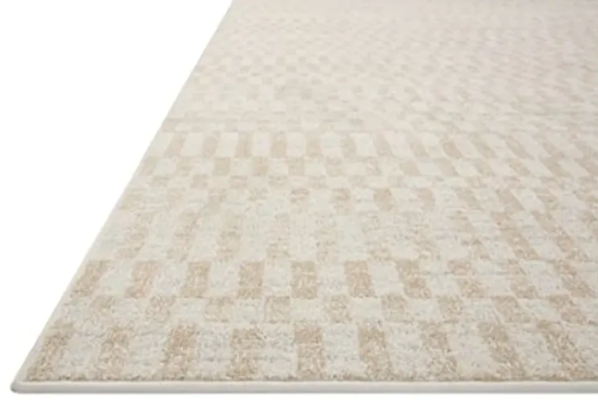 Loloi II Kamala Collection KAM-05 Ivory/Natural 2'-7" x 10'-0" Runner Rug