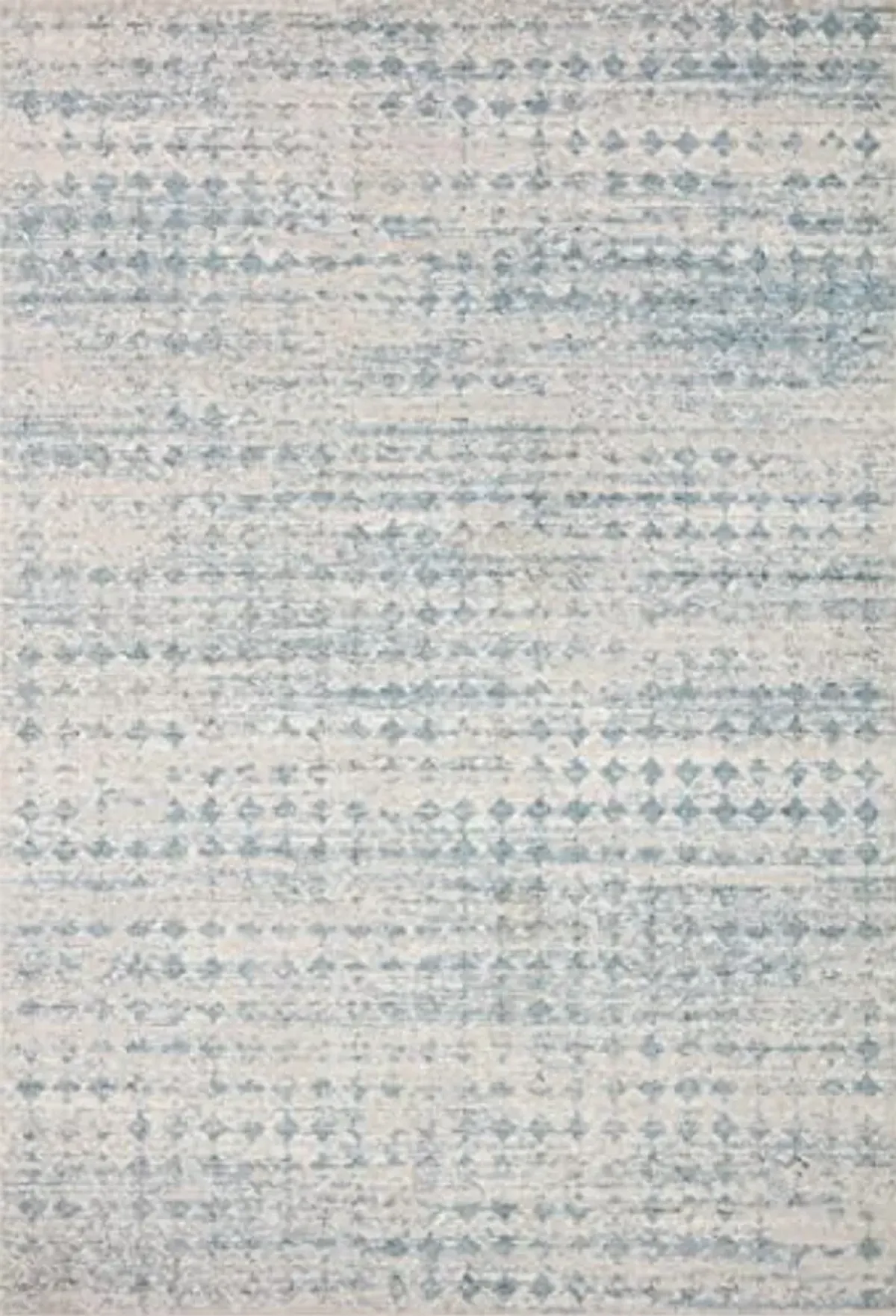 Loloi II Kamala Collection KAM-04 Sky/Dove 2'-7" x 10'-0" Runner Rug