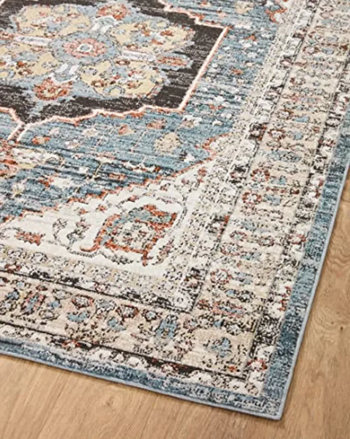 Loloi II Odette Sky/Multi 2'-7" x 12'-0" Runner Rug