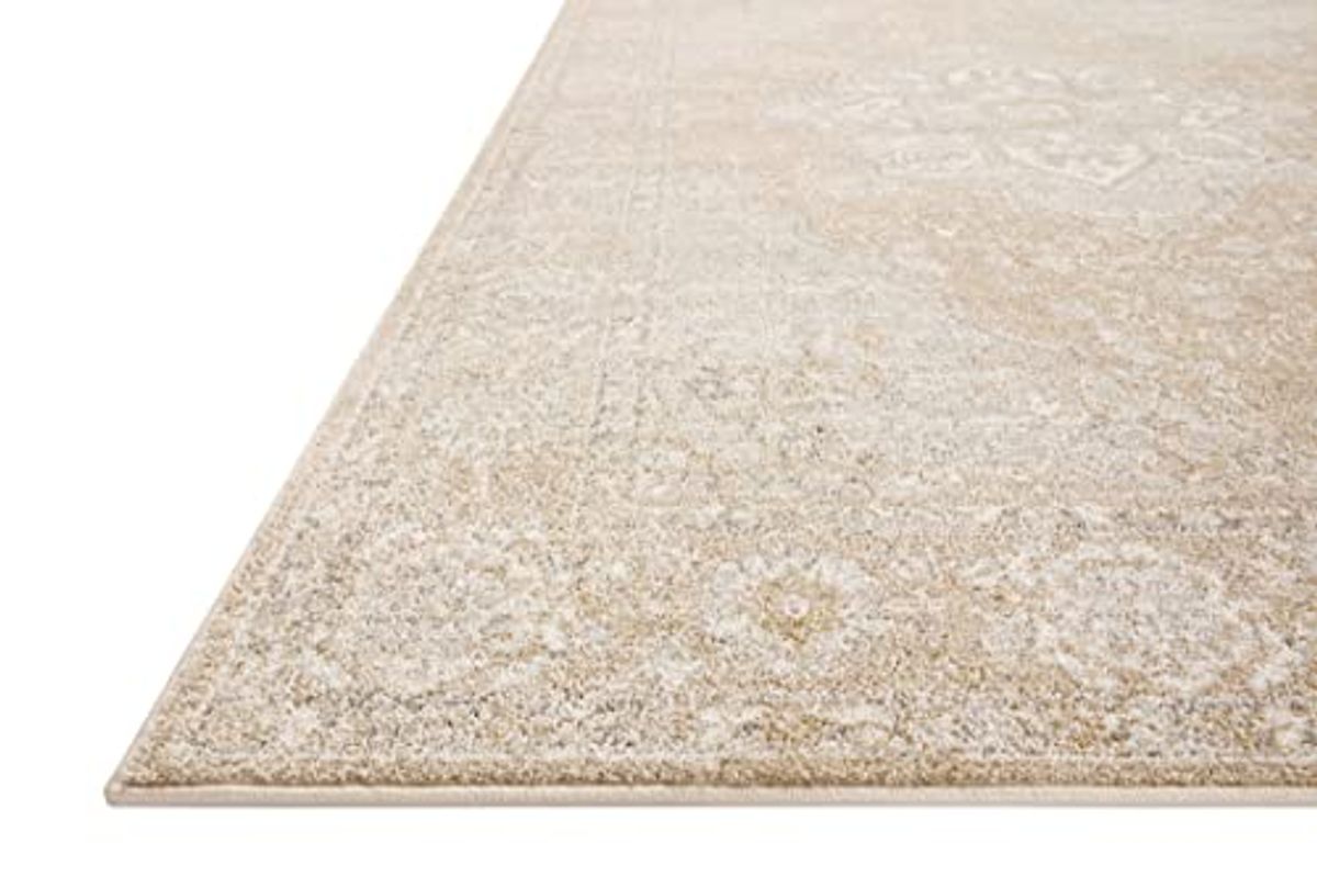 Loloi Odette Collection 2'-7" x 8'-0" Runner Rug in Beige/Silver - Designer Long Runner Rug, Neutral Runner Rug for Hallways & Entryways, High-Traffic Area Rug