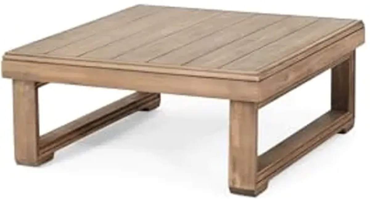 Christopher Knight Home Westchester Square Coffee Table - Acacia Wood - Brown Wash