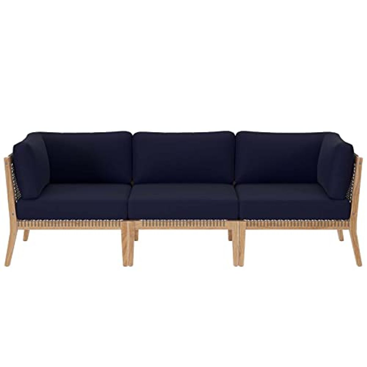 Modway Clearwater Sofas, Gray Navy