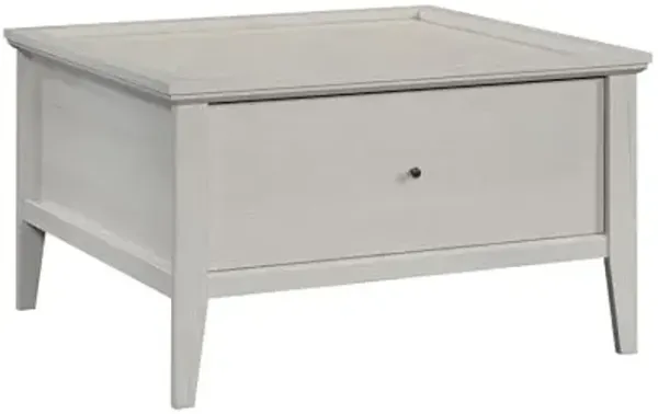 Sauder Larkin Ledge Coffee Table with Drawer, Glacier Oak Finish