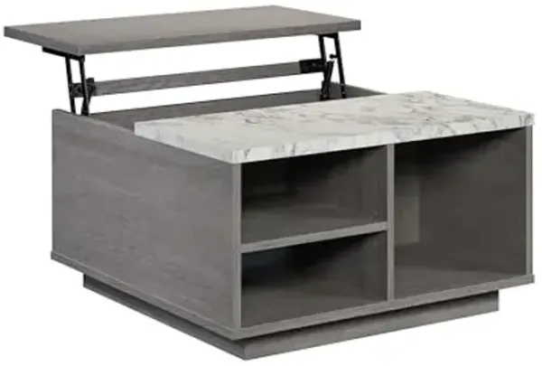 Sauder East Rock Modern Lift-Top Coffee Table, Ashen Oak Finish