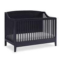 Delta Children Campbell 6-in-1 Convertible Crib - Greenguard Gold Certified, Midnight Grey