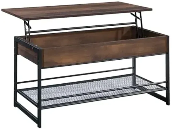 Sauder Briarbrook Lift-Top Coffee Table, Barrel Oak Finish