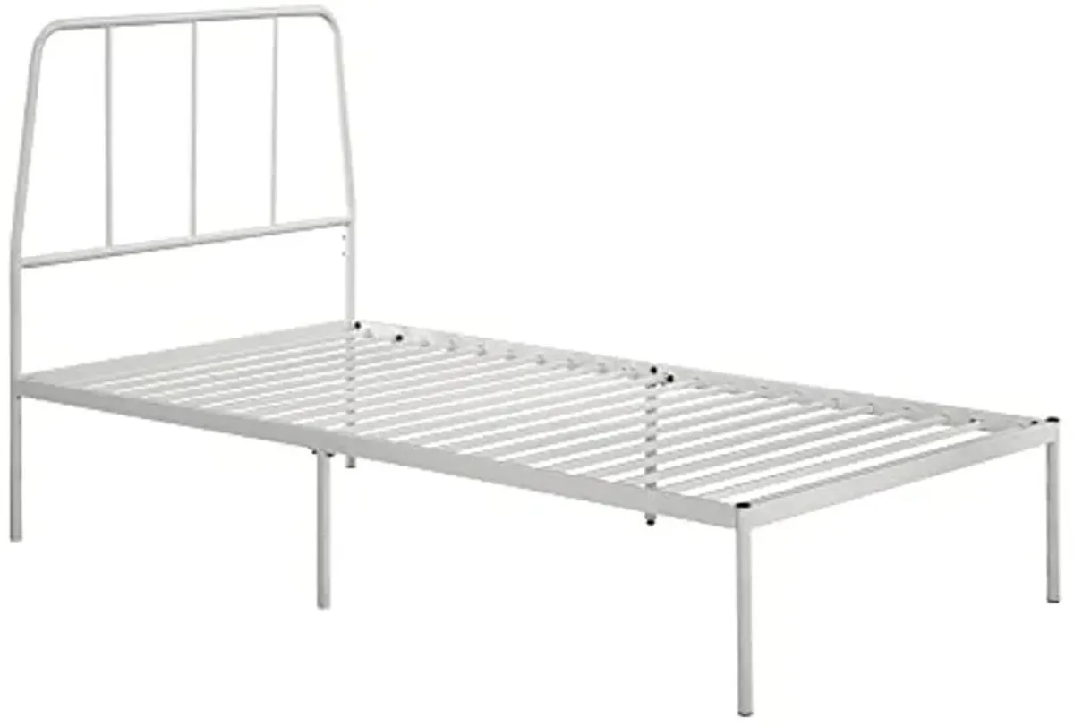 Sauder Harvey Park Twin Platform Bed, White Finish