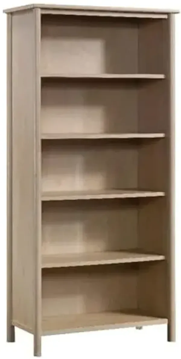 Sauder Whitaker Point Engineered Wood 5-Shelf Bookcase in Natural Maple Finish