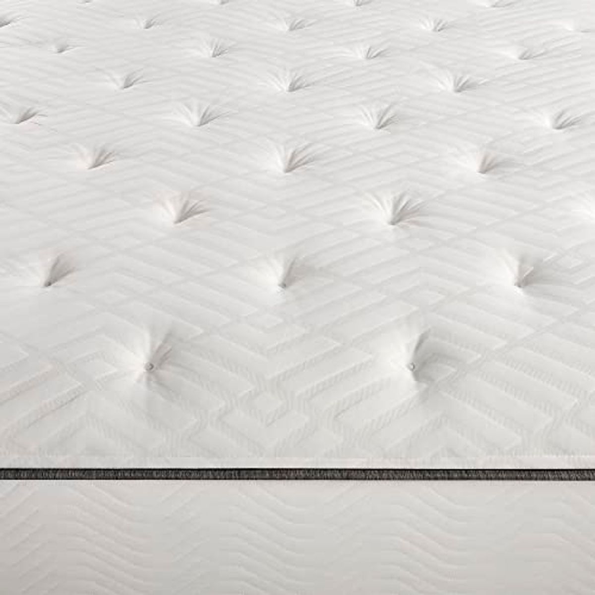 Simmons Dreamwell Collection, 13.75 Inch Americus Twin Size Traditional Mattress, Plush Feel, White, Gel Foam, Innerspring, Supportive, Cooling, CertiPUR-US Certified