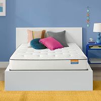 Simmons Dreamwell Collection, 11 Inch Alexandria Twin XL Size Traditional Mattress, Firm Feel, White, Memory Foam, Innerspring, Supportive, Cooling, CertiPUR-US Certified