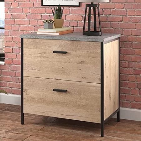 Sauder Market Commons Engineered Wood Lateral File in Prime Oak
