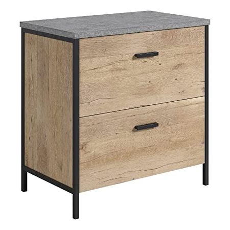 Sauder Market Commons Engineered Wood Lateral File in Prime Oak