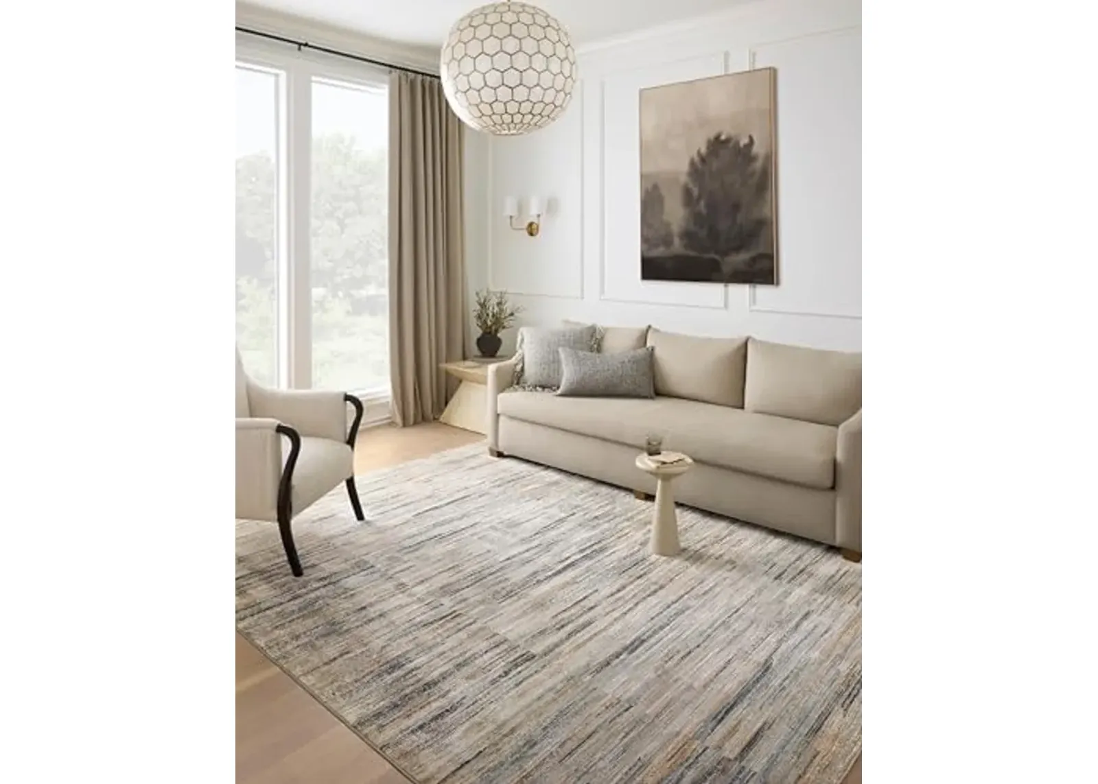 Loloi Soho Multi/Dove 2'-7" x 14' Runner Rug