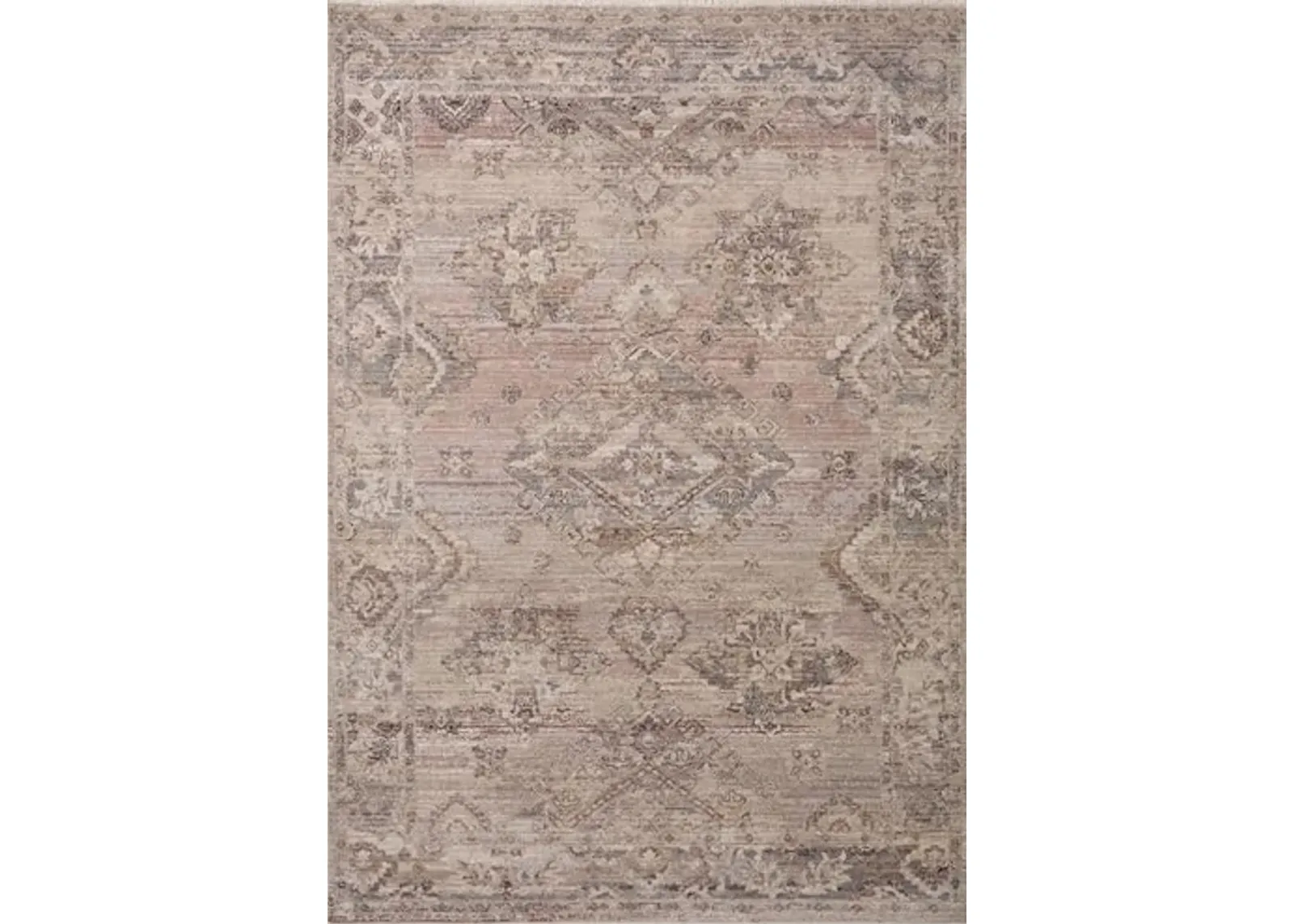 Loloi Lyra Blush/Dove 9'-3" x 13' Area Rug