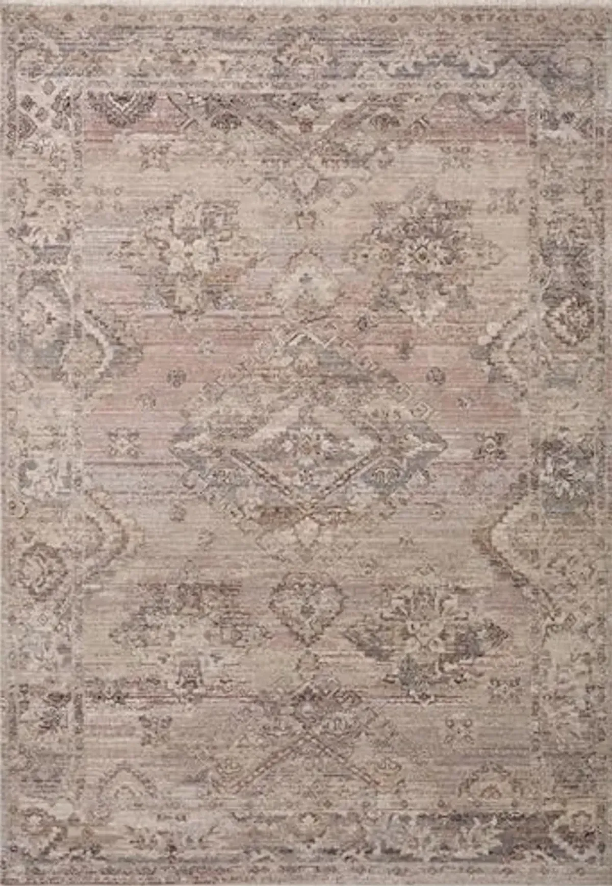 Loloi Lyra Blush/Dove 9'-3" x 13' Area Rug