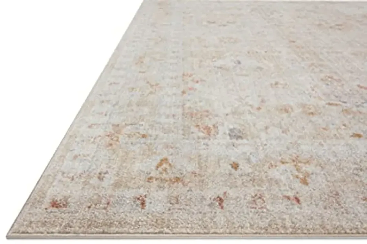 Loloi II Monroe Collection MON-05 Sand/Sunrise 6'-7" x 9'-3" Area Rug