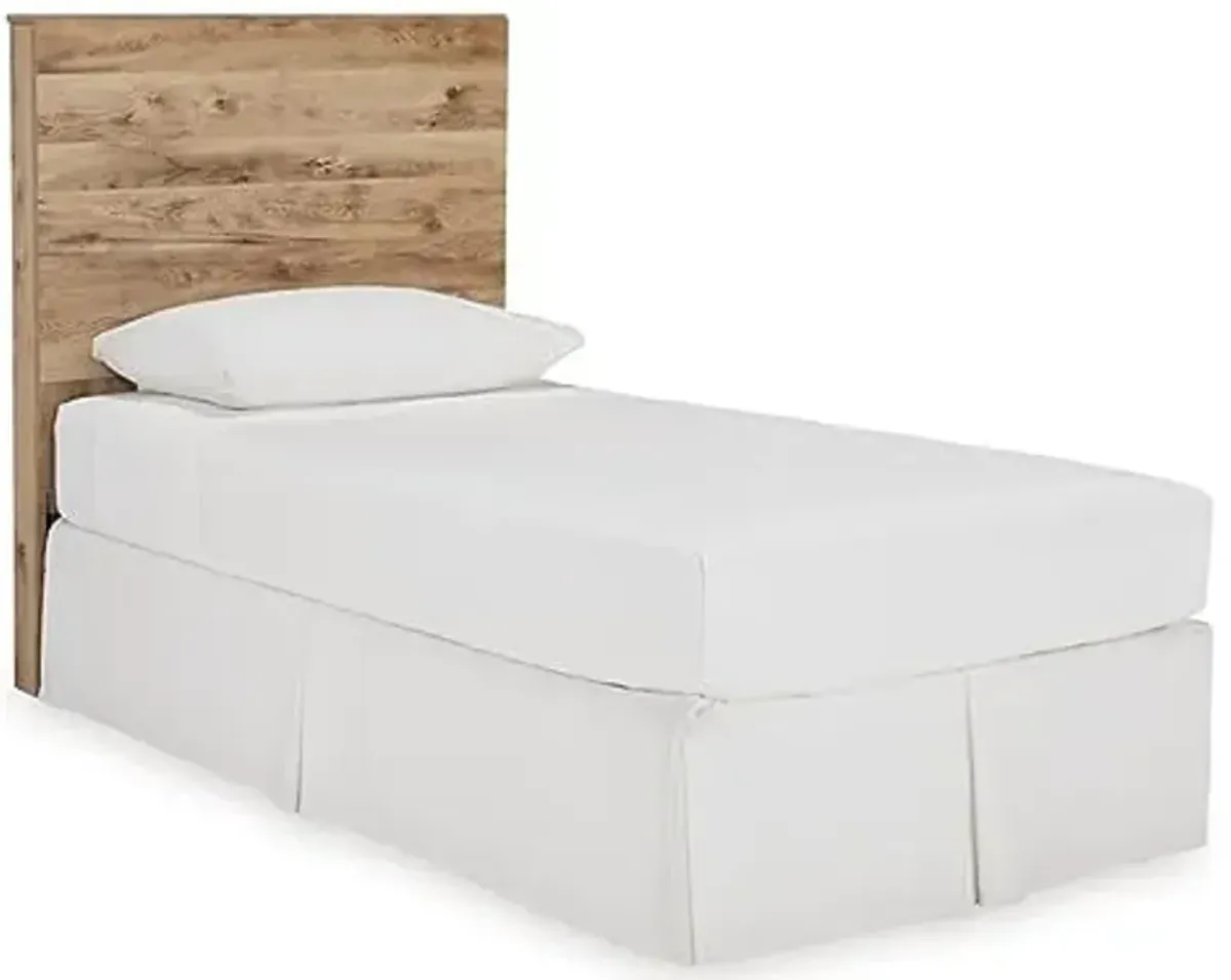 Signature Design by Ashley Hyanna Contemporary Panel Headboard ONLY, Twin, Brown