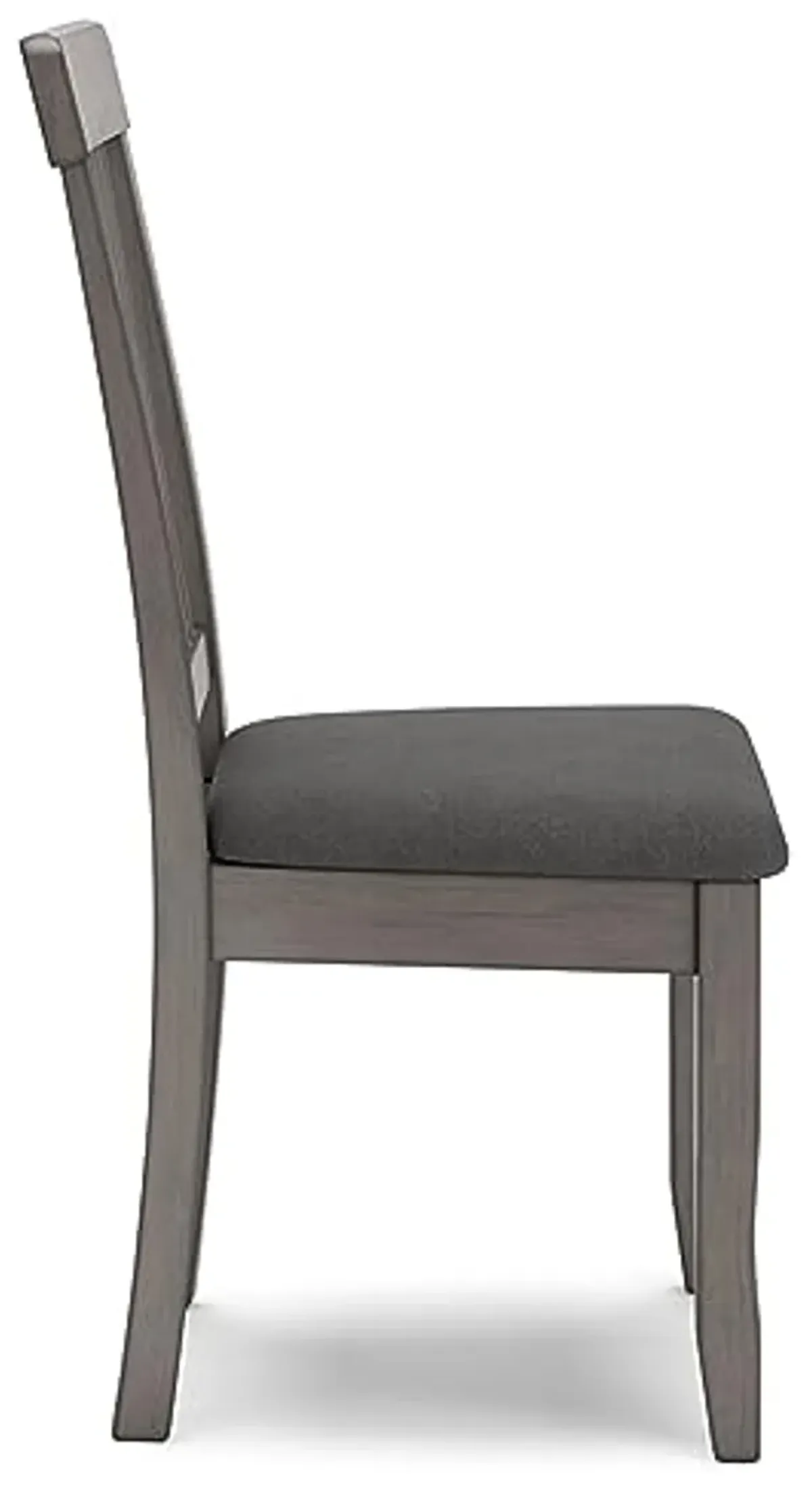 Signature Design by Ashley Shullden Casual Dining Room Side Chair with Spindle Back, 2 Count, Gray