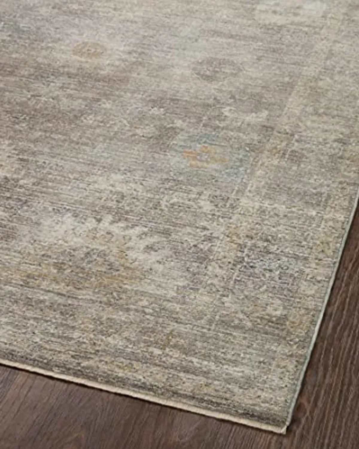 Loloi Magnolia Home by Joanna Gaines Millie Collection MIE-05 Stone/Natural 7'-10" x 10', .25" Pile Height, Area Rug