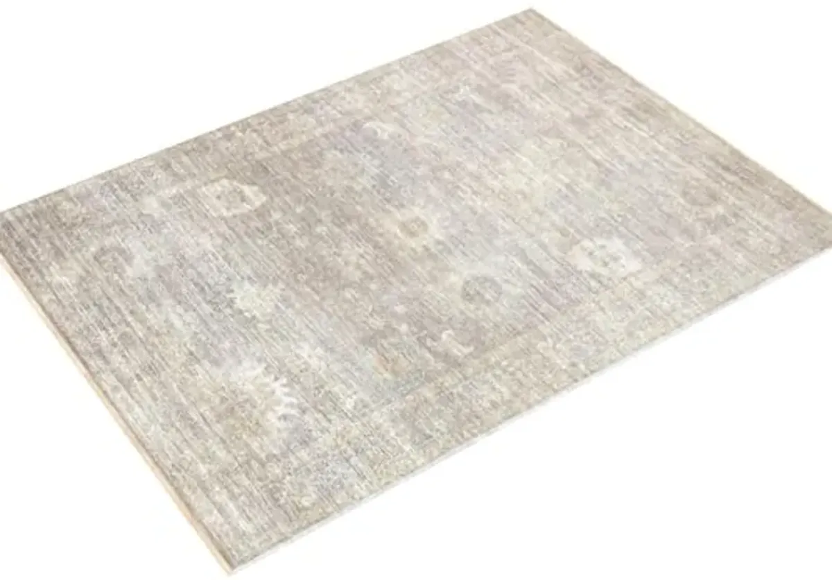 Loloi Magnolia Home by Joanna Gaines Millie Collection MIE-05 Stone/Natural 7'-10" x 10', .25" Pile Height, Area Rug