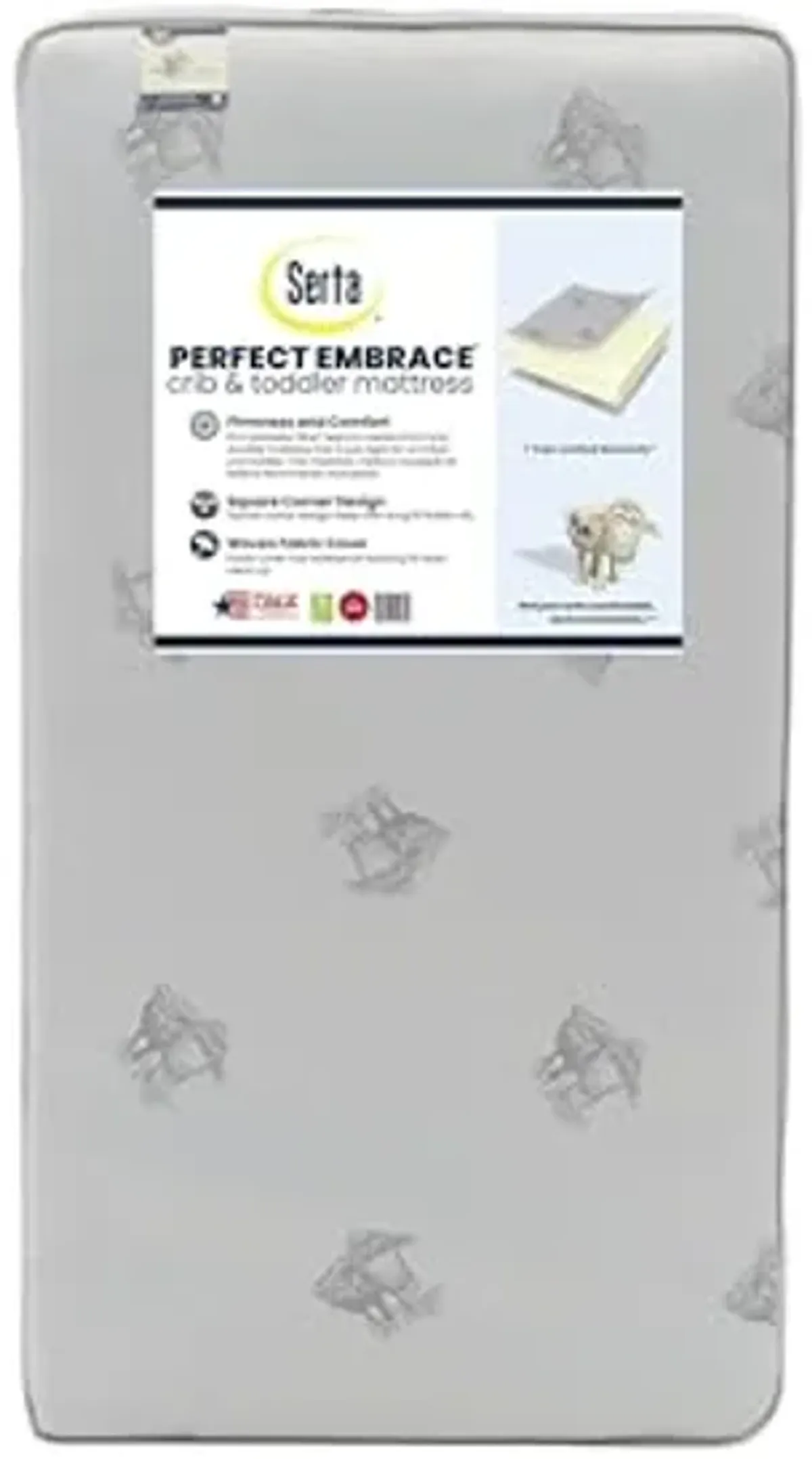 Serta Perfect Embrace Crib and Toddler Mattress