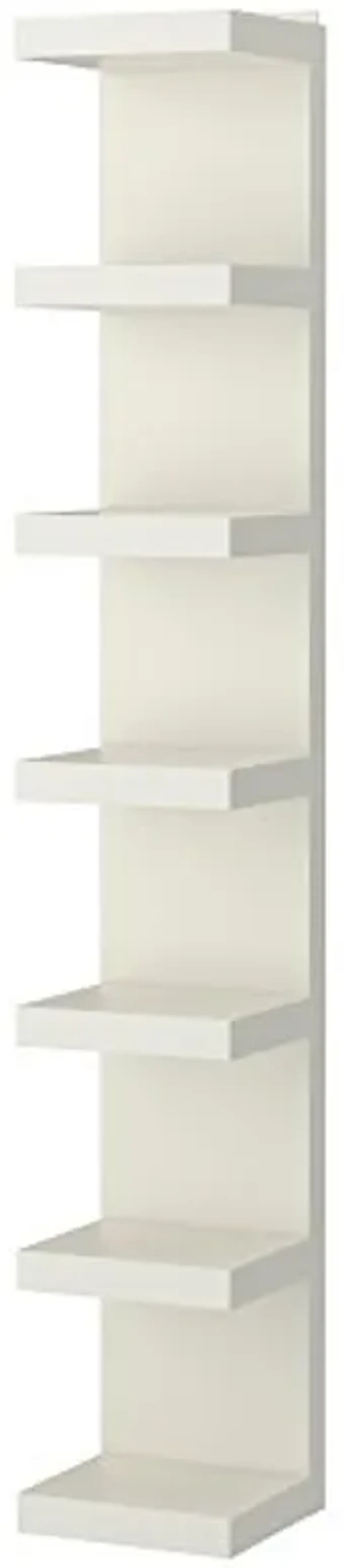 Ikea LACK wall shelf unit, 30x190 cm, white