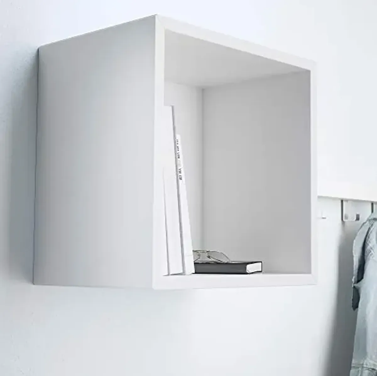 IKEA EKET Wall-Mounted Shelving Unit, 35x25x35 cm, White