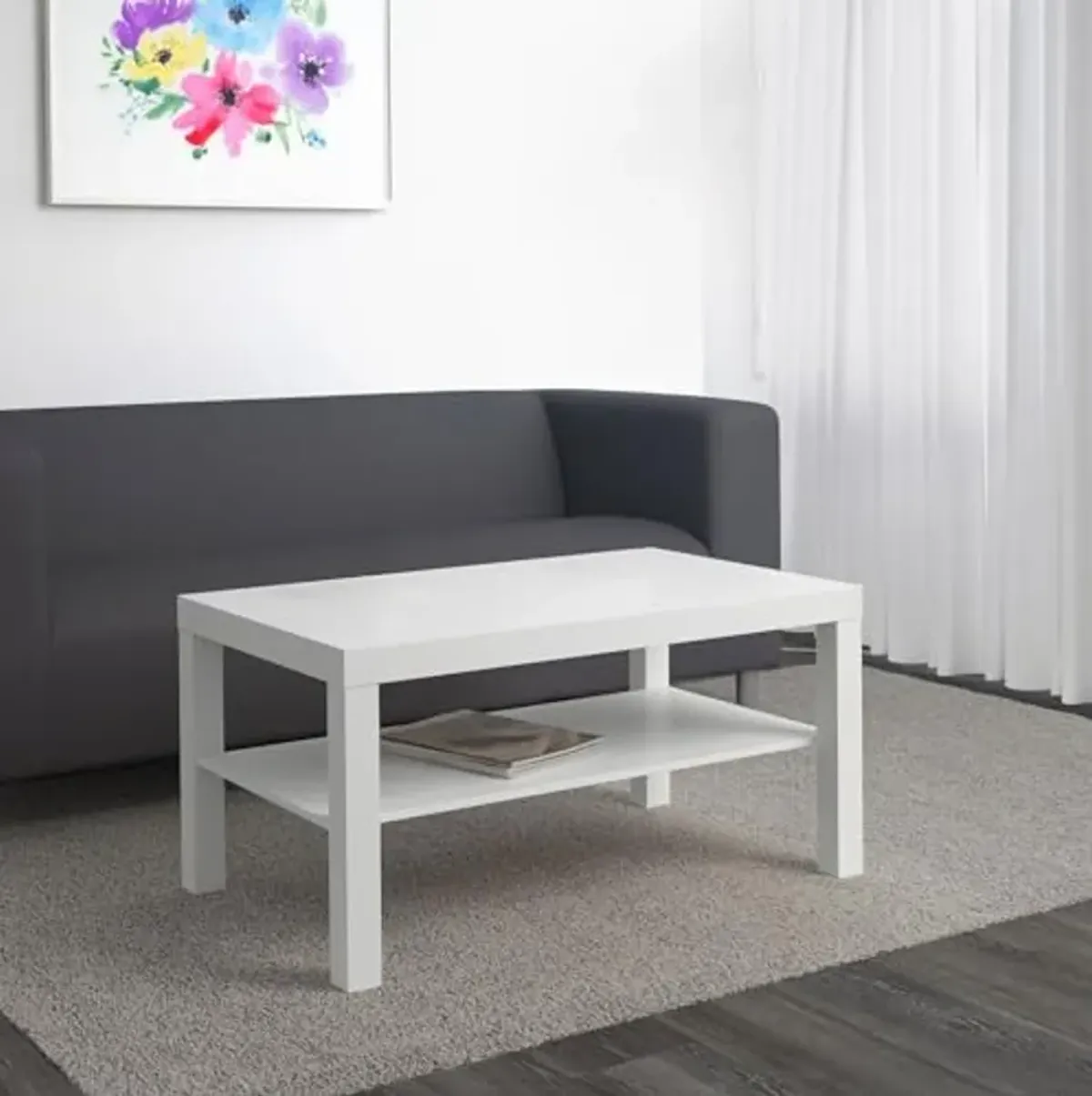 Ikea LACK coffee table, 90x55 cm, white