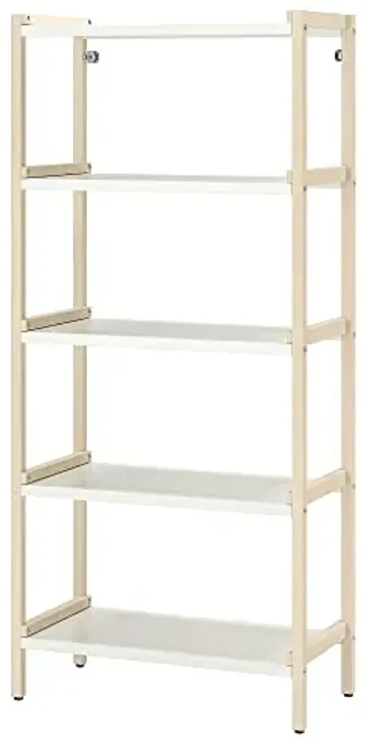Ikea EKENABBEN open shelving unit, 70x34x154 cm, aspen/white