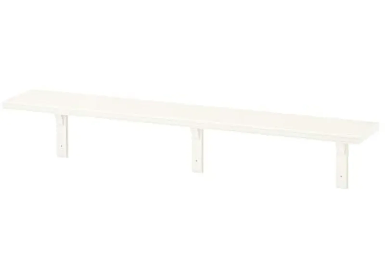 IKEA RAMSHULT/BERGSHULT Wall Shelf, 120x20 cm, White