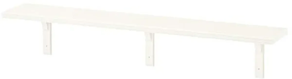 IKEA RAMSHULT/BERGSHULT Wall Shelf, 120x20 cm, White