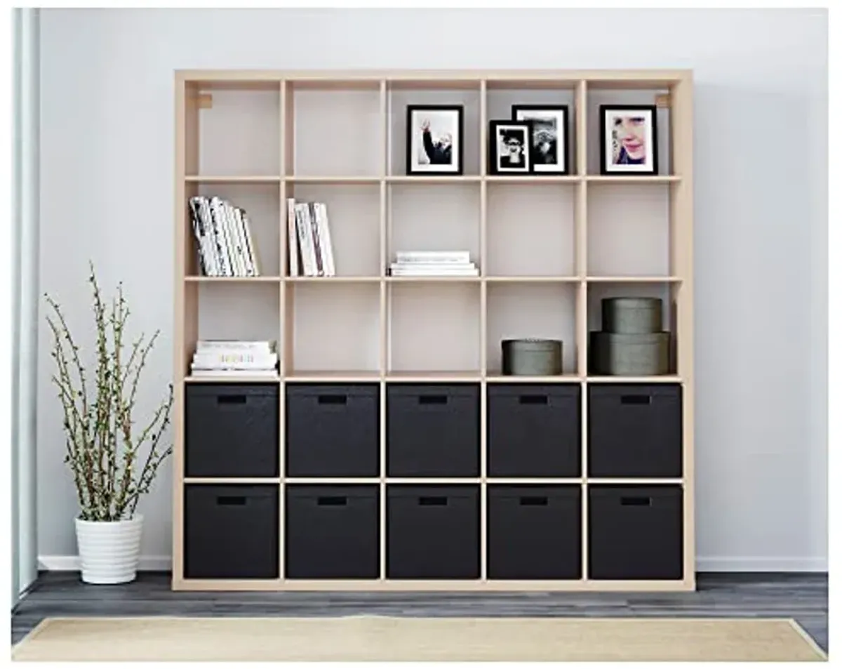 Ikea KALLAX shelving unit, 182x182 cm, white stained oak effect