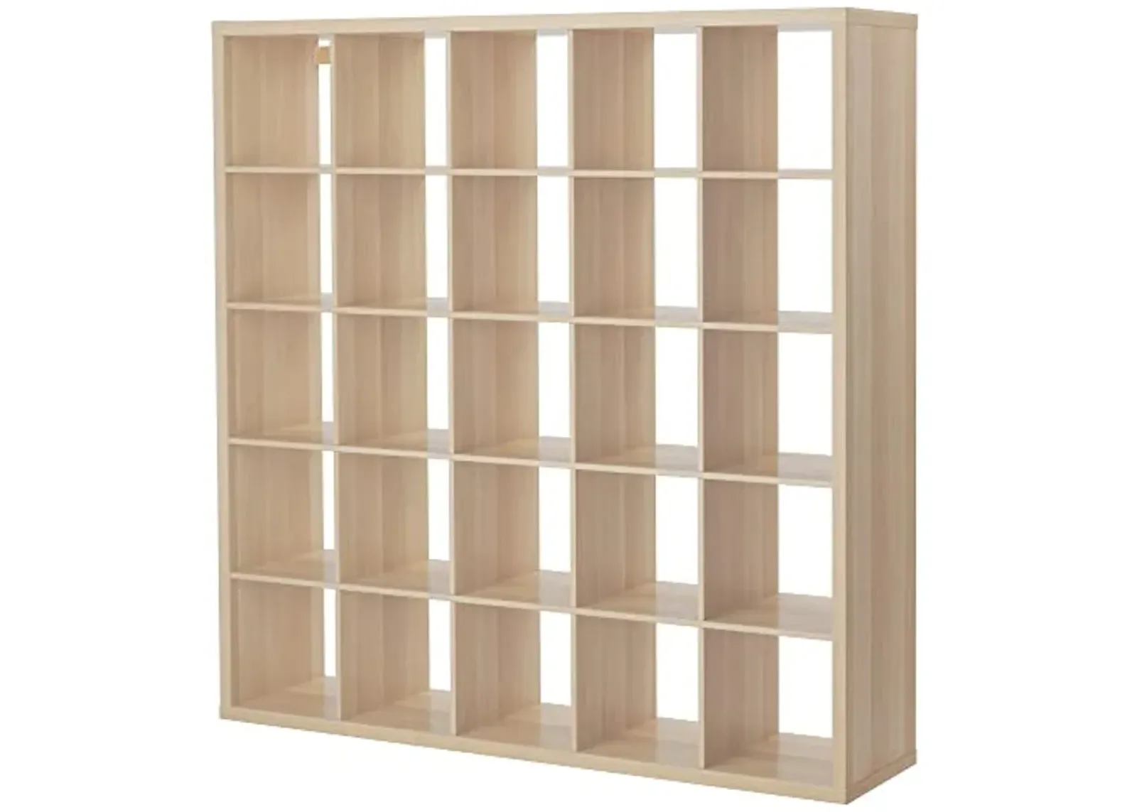 Ikea KALLAX shelving unit, 182x182 cm, white stained oak effect