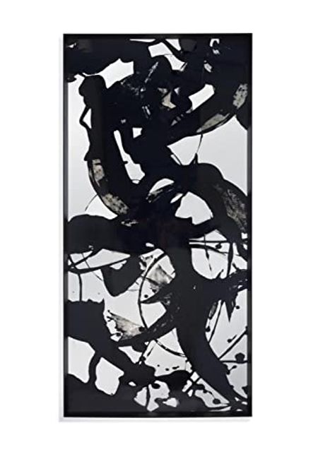 Bassett Mirror Wood Impression Floor Mirror with Black Finish M4759EC