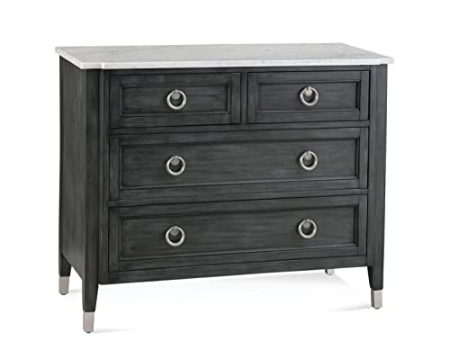 Bassett Mirror Company North Bend Hall Chest in Black Wood