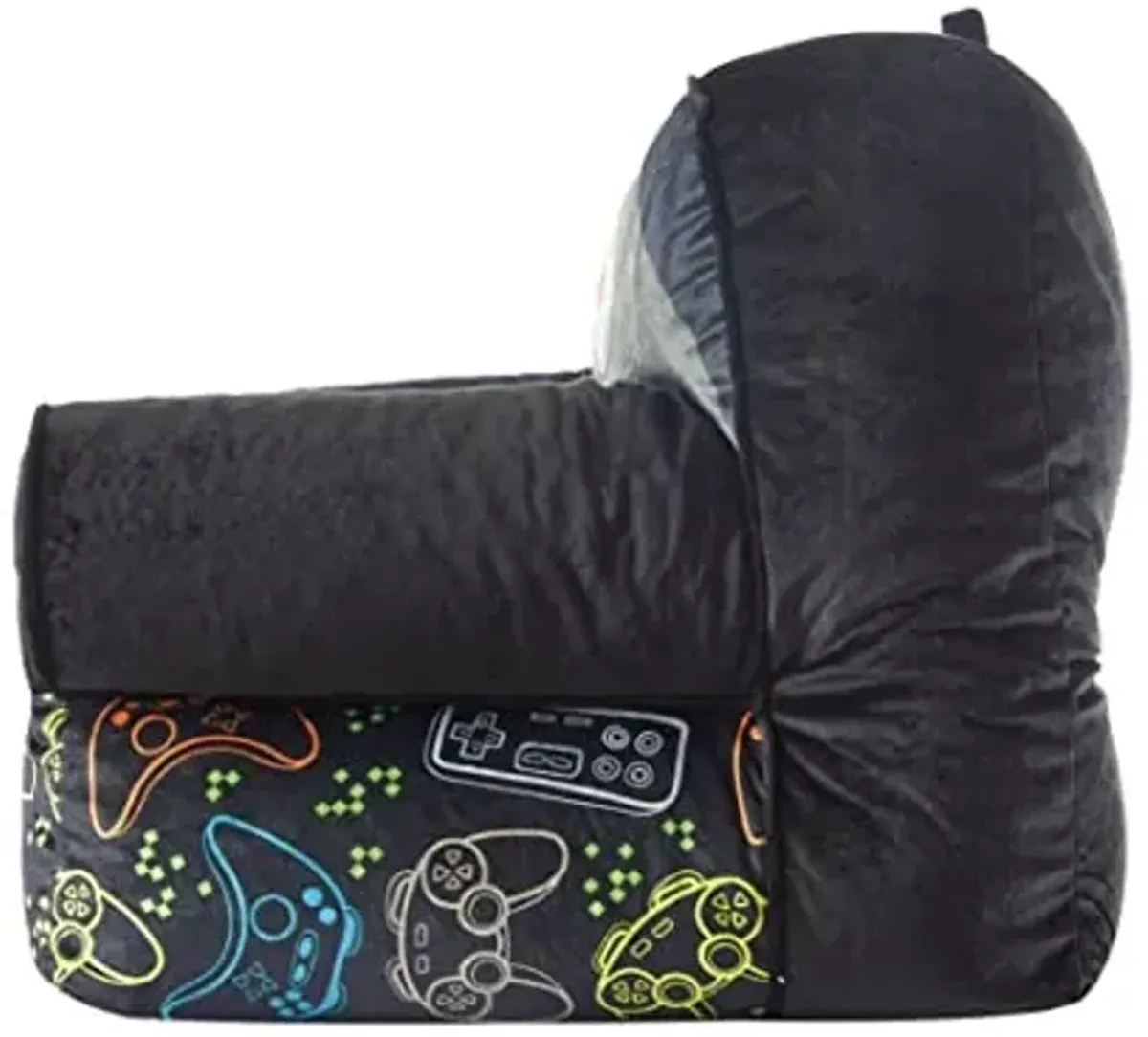 Heritage Kids Figural Gamer Mink Bean Bag Sofa Chair for Kids, 23" W x 19" D x 17" H, Large