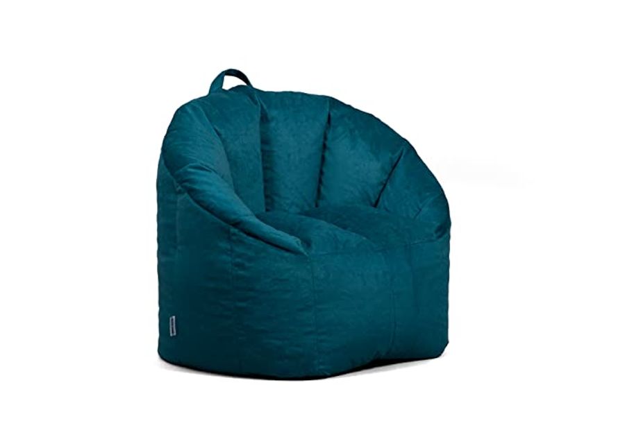 Big Joe Milano Bean Bag Chair, Teal Plush, 2.5ft