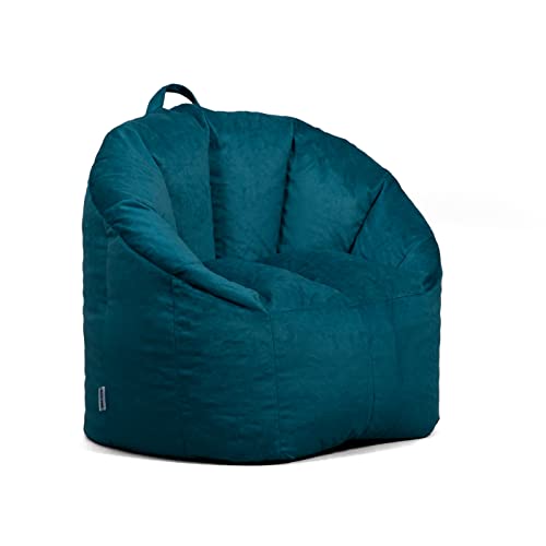 Big Joe Milano Bean Bag Chair, Teal Plush, 2.5ft