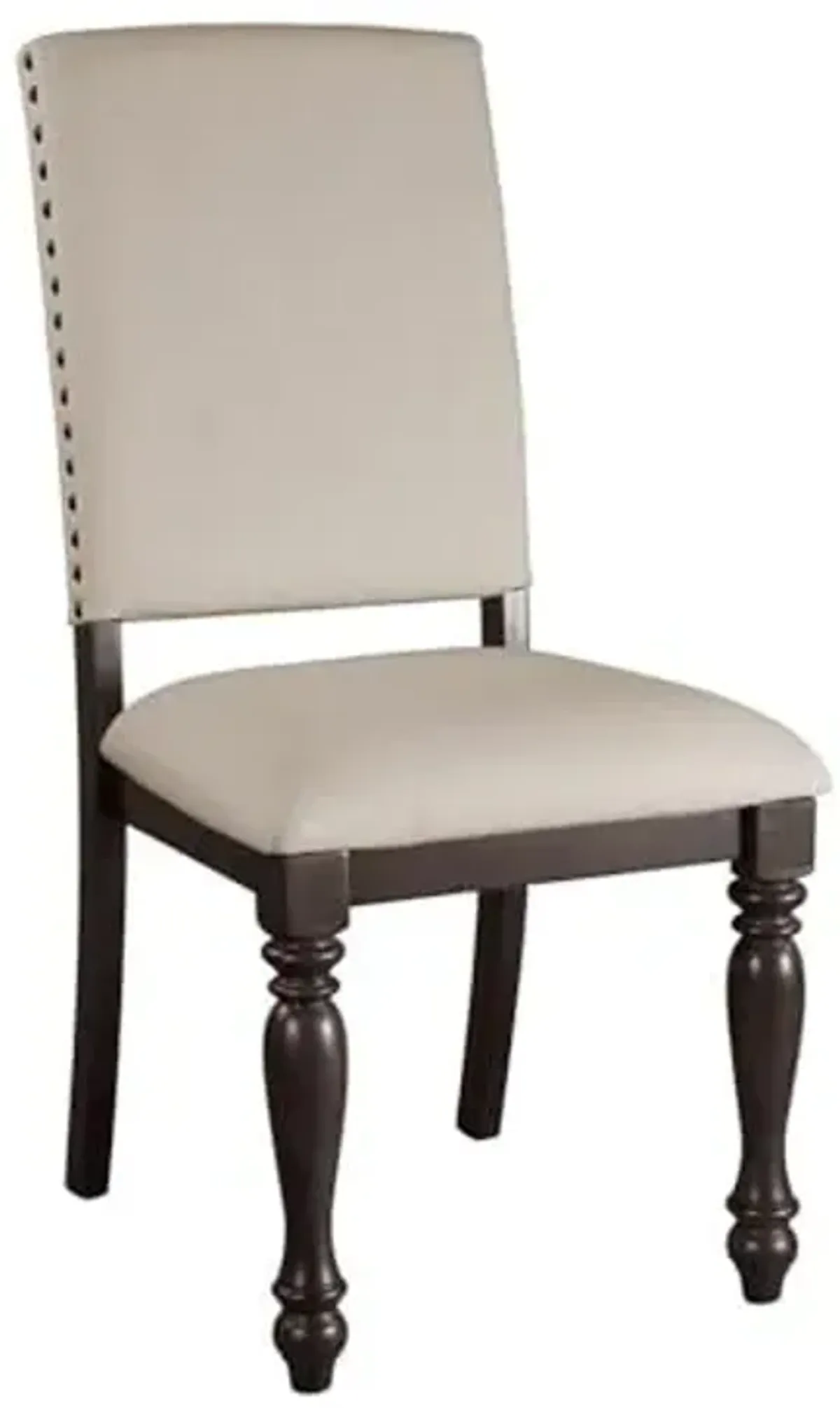 Lexicon Transitional Wood Dining Room Side Chair in Grayish Brown (Set of 2)